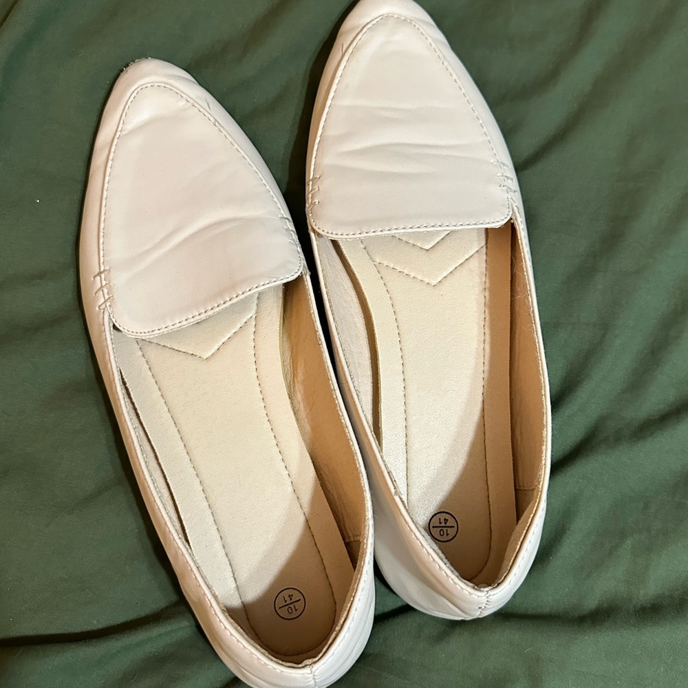 Elegant White Loafers for Women
